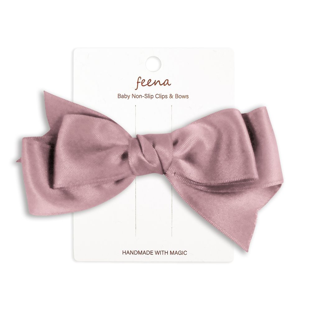 No.69蝴蝶結髮夾-粉