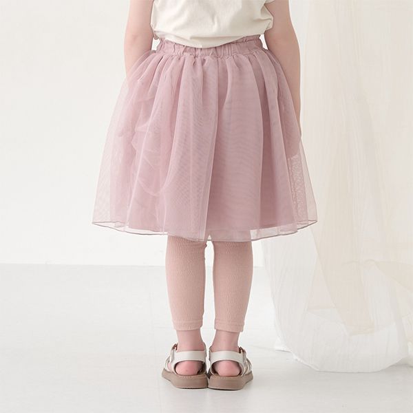 日本 Lycee mine - 搖曳可愛內搭褲紗裙-薄荷綠