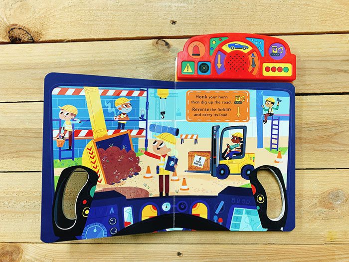 On the Move: Drive Me! 出發囉！交通工具音效書 (厚頁書)