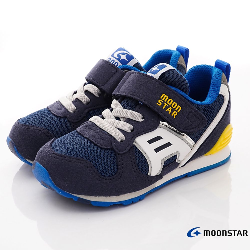 Moonstar日本月星 - HI系列十大機能運動鞋(中小童款)-深藍