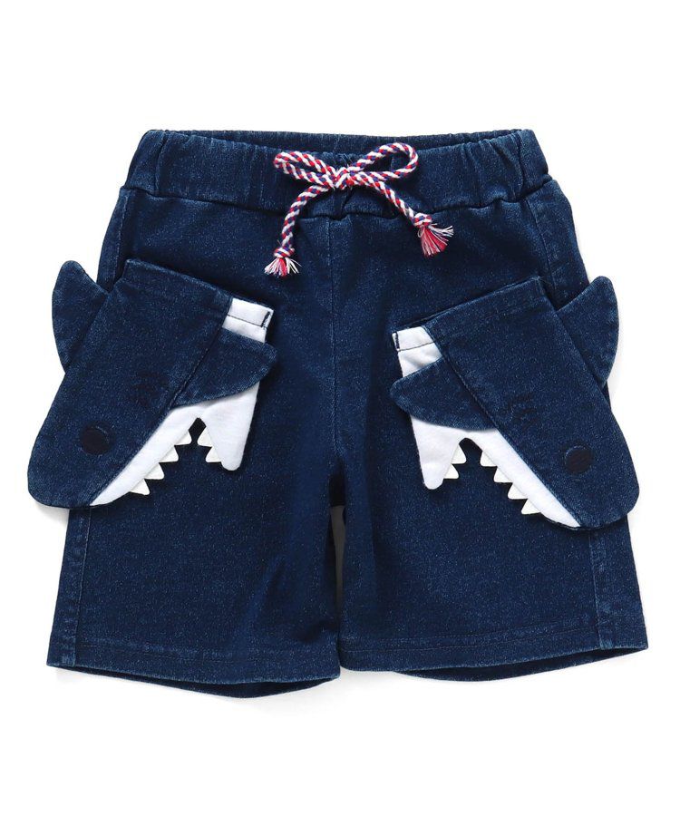 日本 BIT'Z - 動物造型大口袋短褲-美洲獅-寶石綠