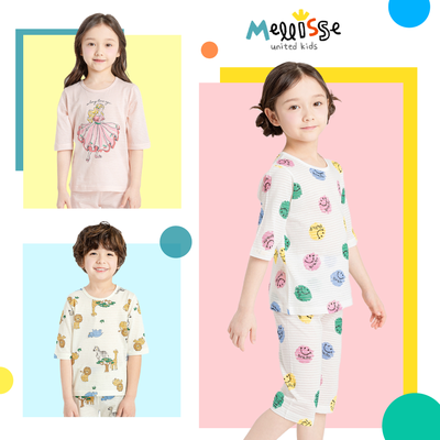 100%韓國製【 Mellisse 】透氣純棉ｘ微涼莫代爾家居服 ❤︎