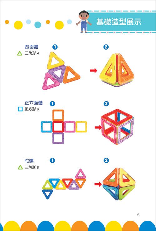 幼福文化 - 酷樂磁力片-百變造型組