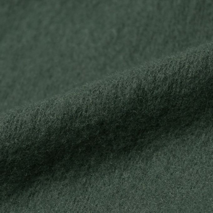 akachan honpo - 10分長經典褲 裏起毛-一般合身款-綠色