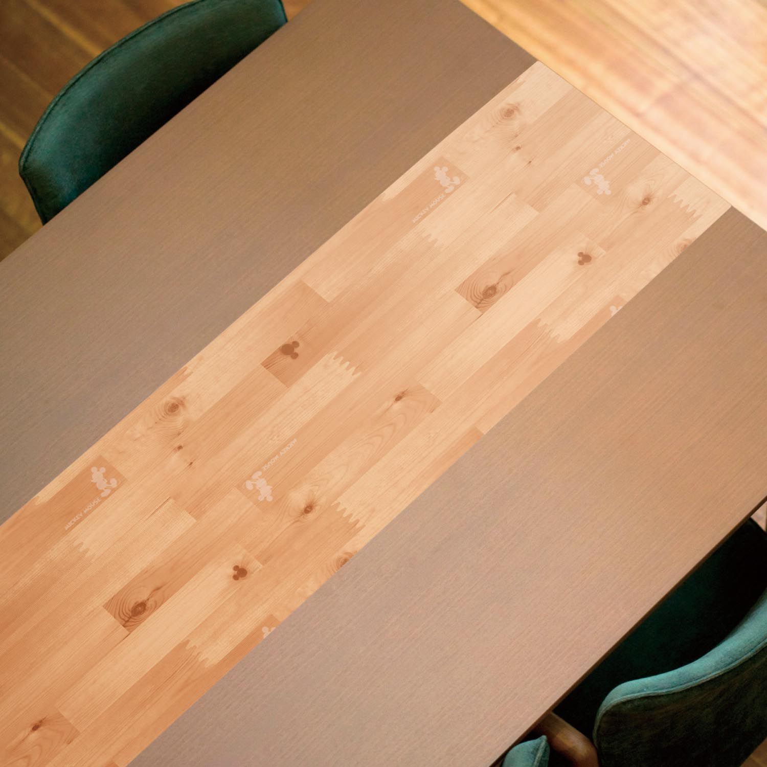 日本千趣會 - 日本製 迪士尼防水木紋裝飾貼-米奇