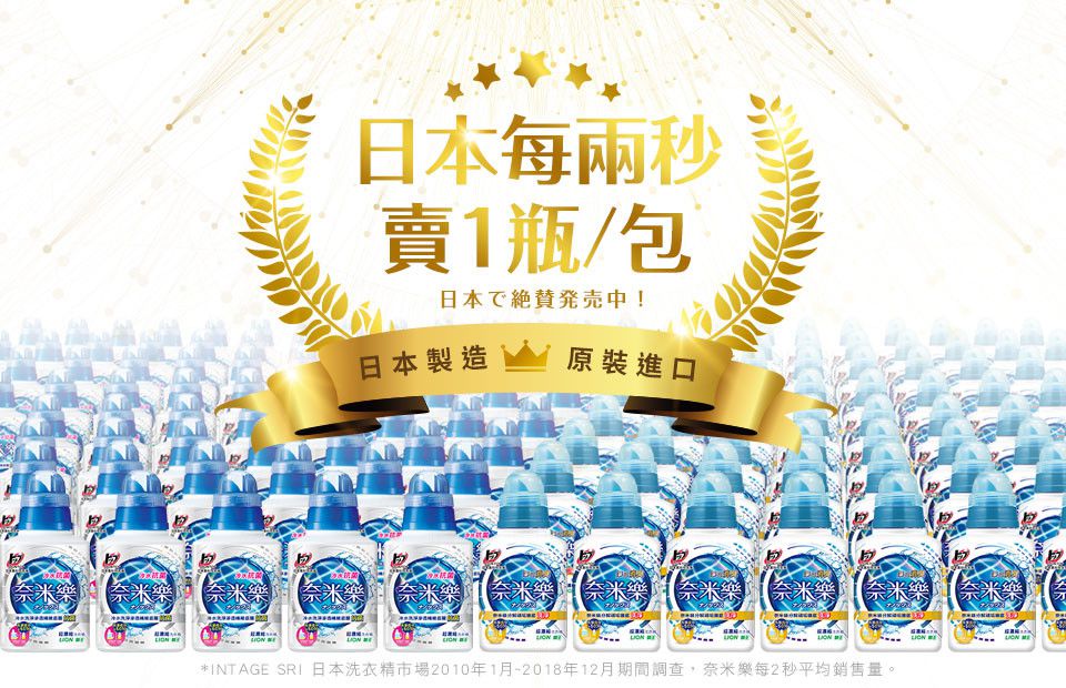 日本 LION 獅王 - NANOX 奈米樂 超濃縮洗衣精-450g