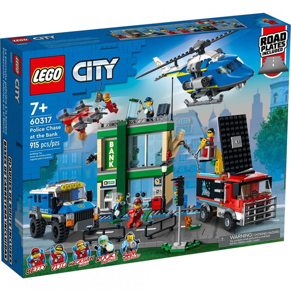 樂高 LEGO - 樂高積木 LEGO《 LT60317 》City 城市系列 - 銀行警匪追逐戰-915pcs