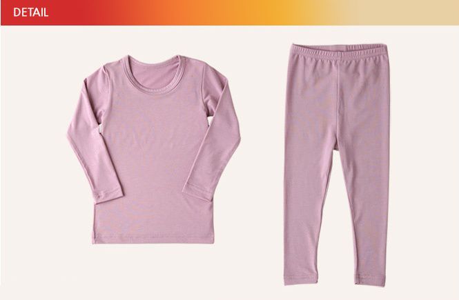 韓國 Puco - Aerowarm保暖衣-淺粉