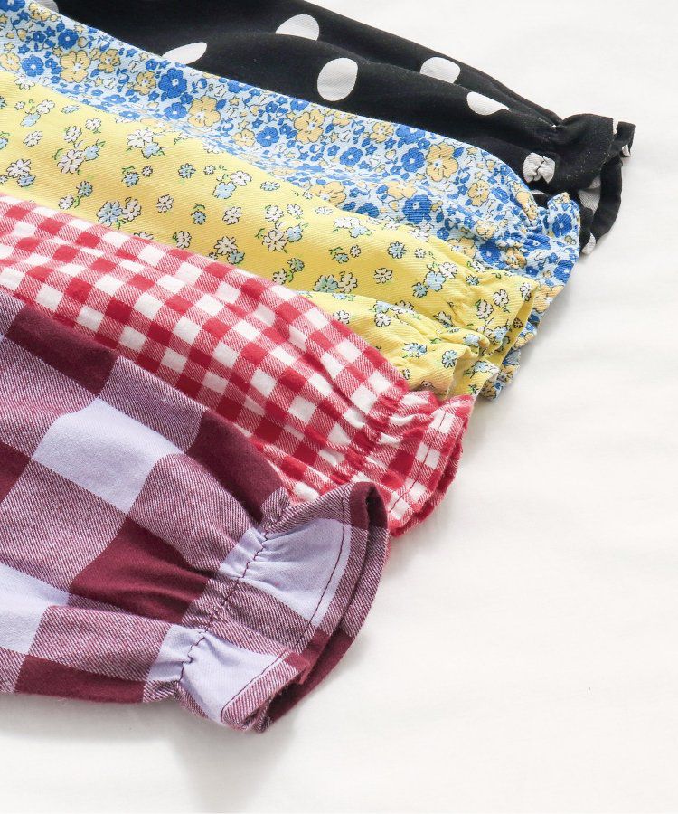 日本 apres les cours - 少女系滿版印花定番長袖洋裝-碎花-暖黃