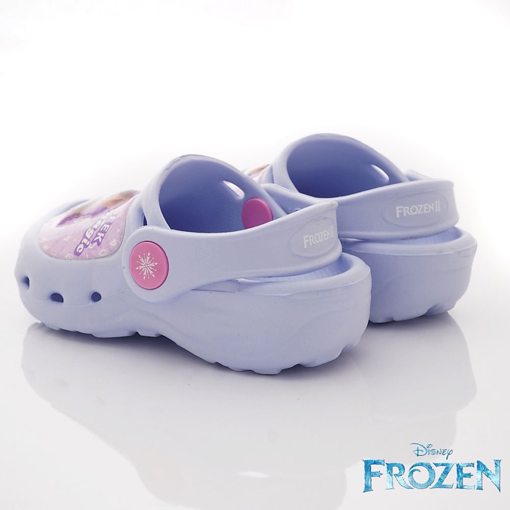 台灣製冰雪奇緣電燈園丁鞋(中小童段)-涼拖鞋-粉藍