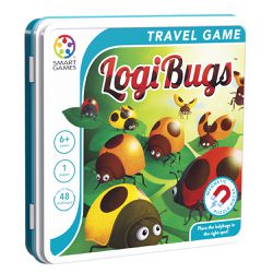 比利時 SMART GAMES - 磁力遊戲盒-瓢蟲連線