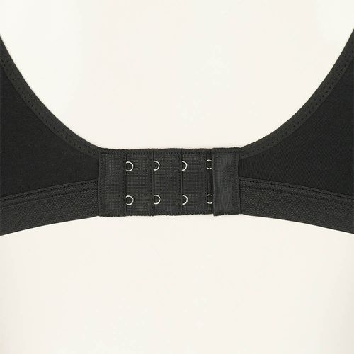 輕鬆哺乳半截式內衣-黑色