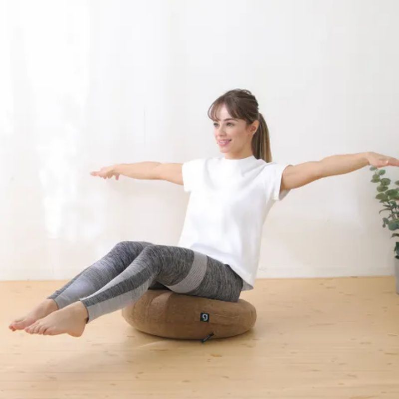 日本gymterior - 充氣平衡坐墊-可可 (大)