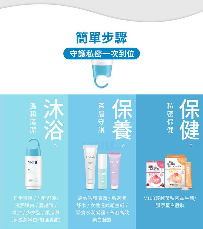 婦潔 VIGILL - 加強舒淨 私密沐浴露220ml (單入)