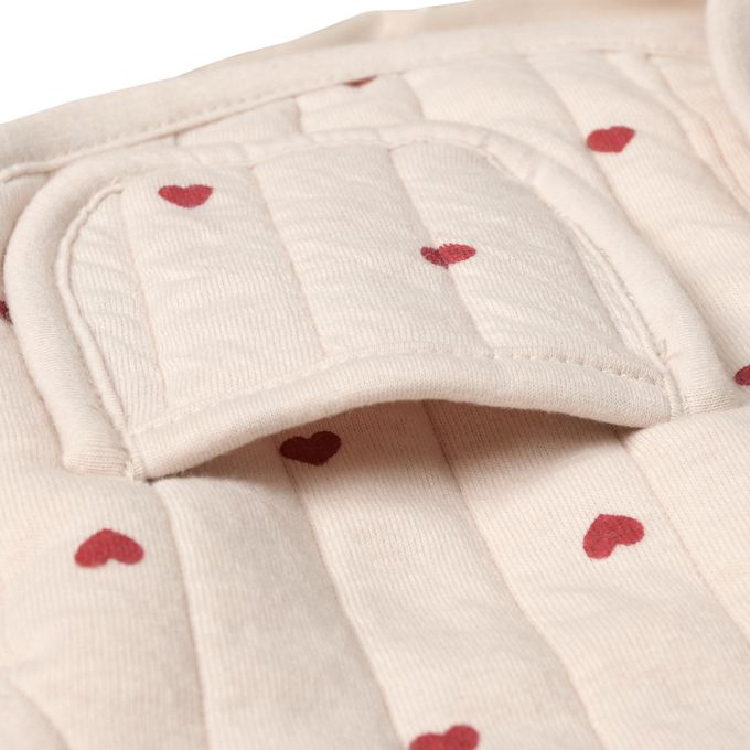 akachan honpo - 鋪棉夾克-滿版印花-象牙白色