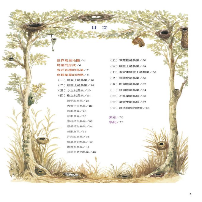 鳥類如何做各種巢