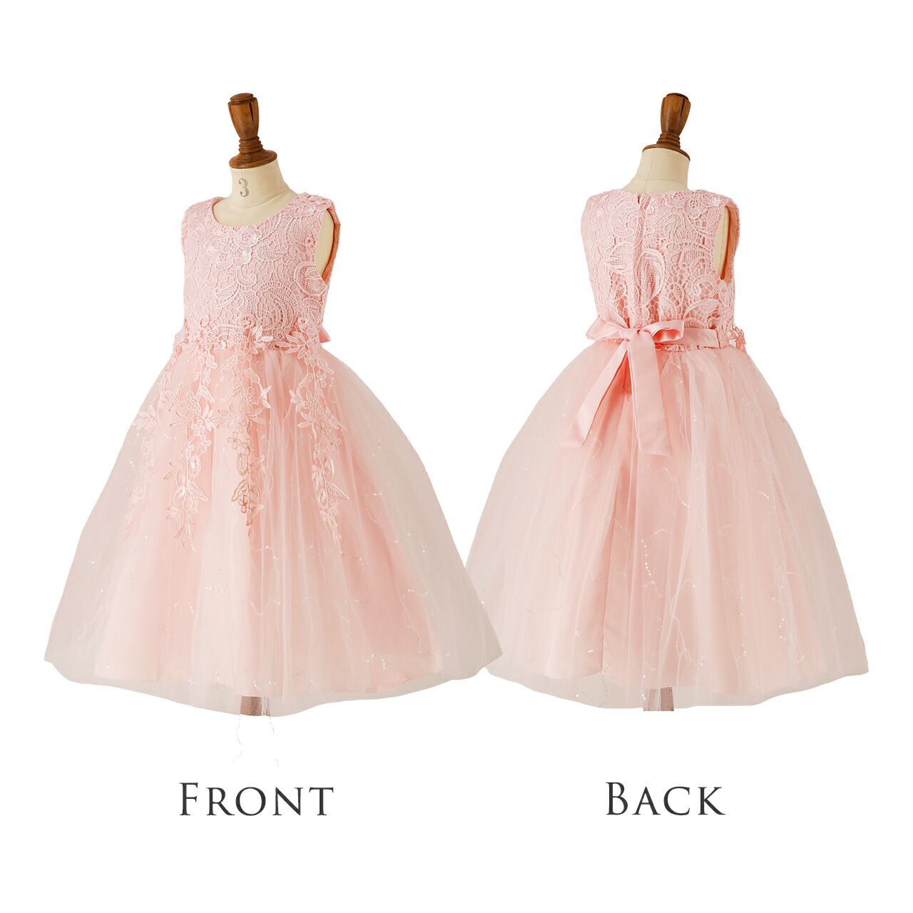 日本 Catherine Cottage - 飄逸蕾絲亮片點綴澎澎洋裝/小禮服-水藍