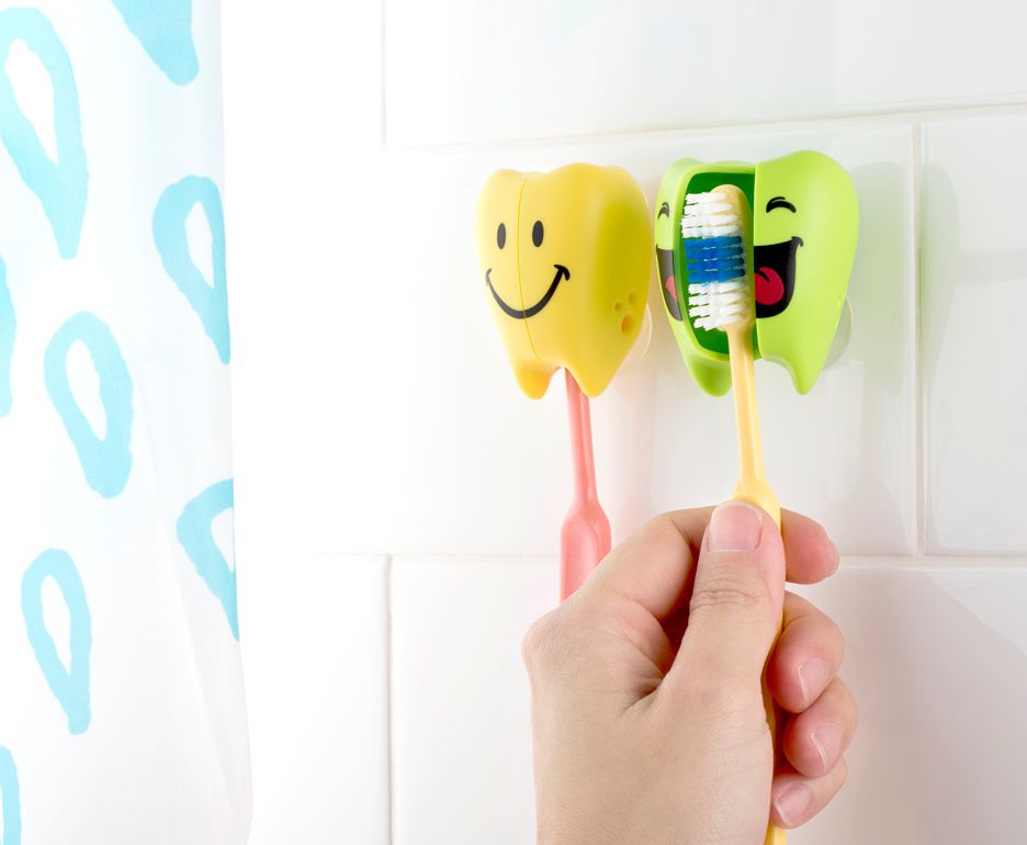 【Flipper 牙刷架】培養刷牙好習慣♡避免飛沫交叉感染