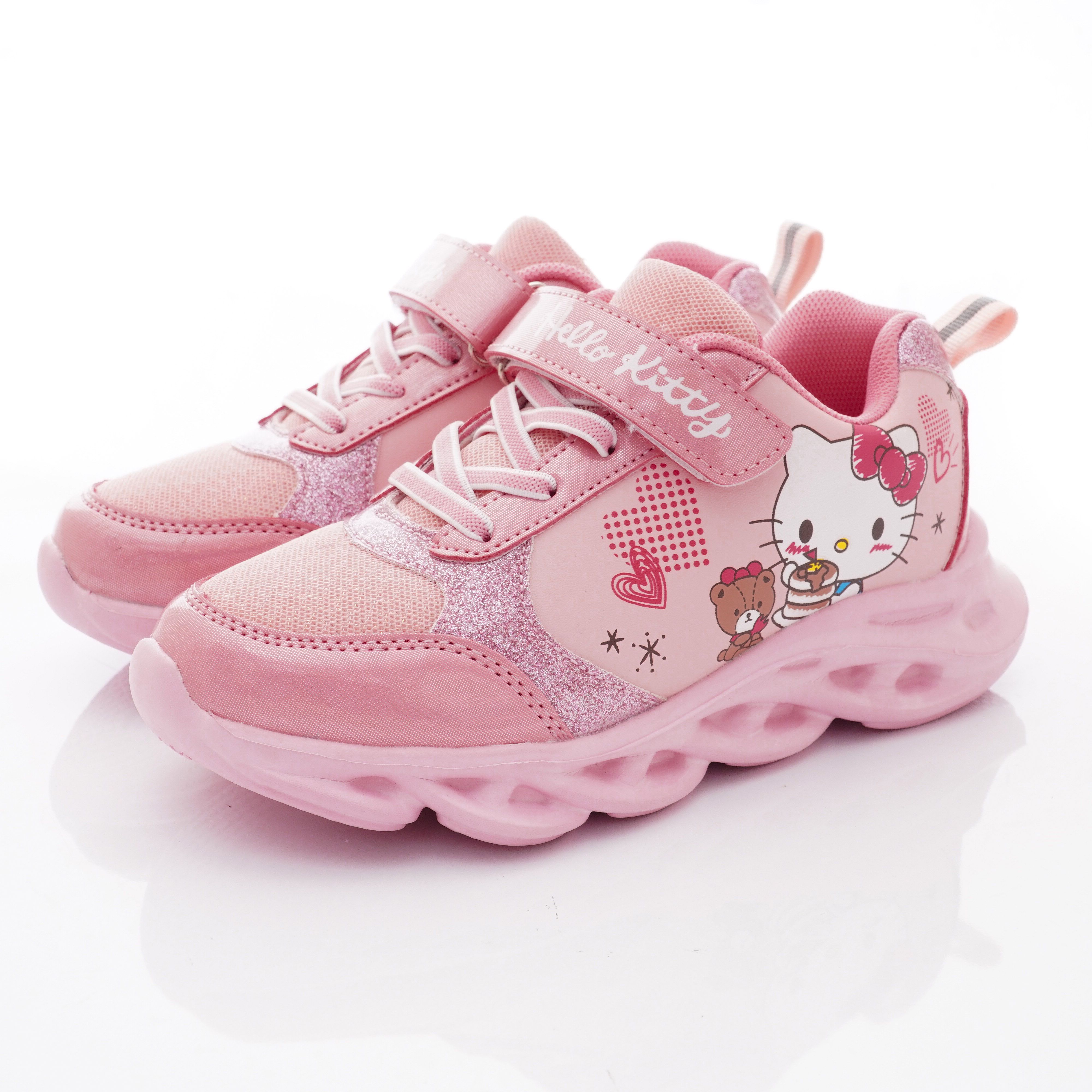 HELLO KITTY - 凱蒂輕量運動鞋款(中大童段)-粉