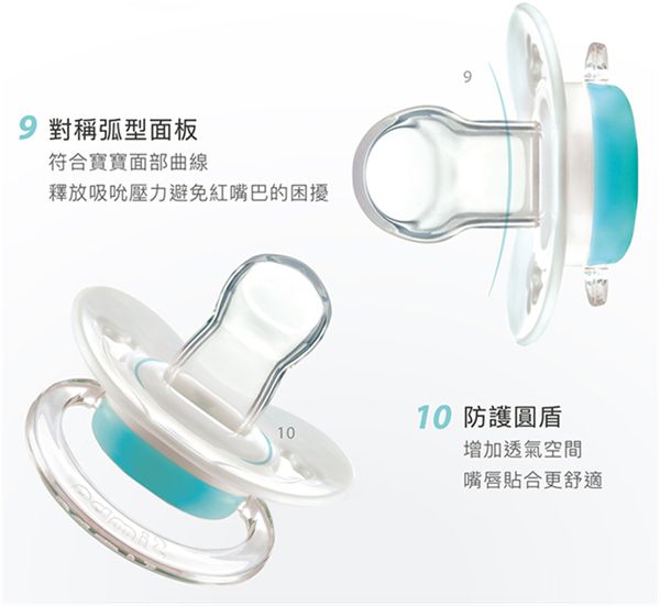 Simba 小獅王辛巴 - 蘿蔓拇指安撫奶嘴-香草(天藍)-初生(0-6M)