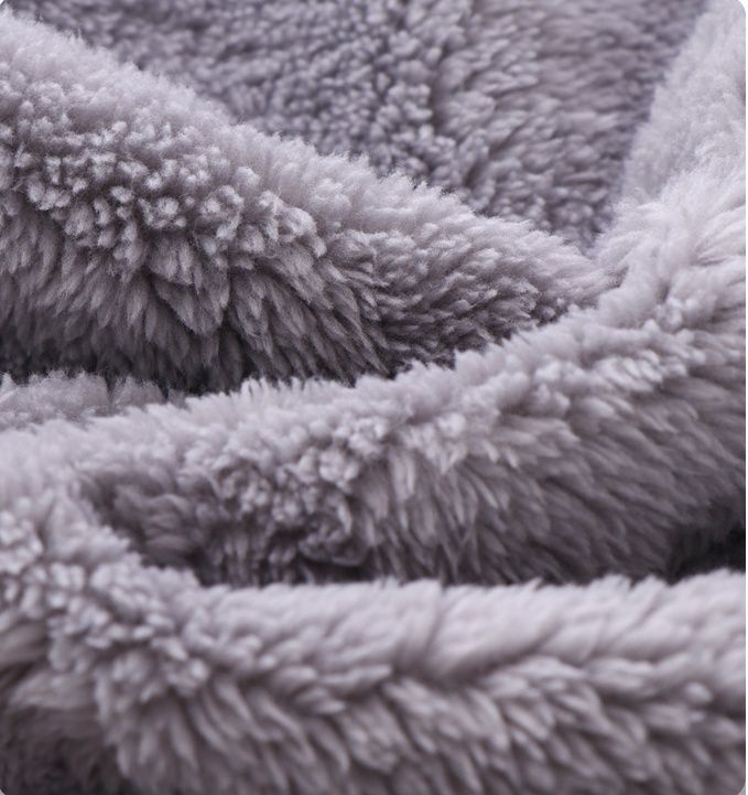 加厚保暖舒絨棉長袖外套-英文字母M-米白色