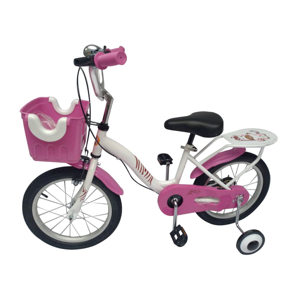 可麗兒 - 12吋斑馬兒童腳踏車-粉色