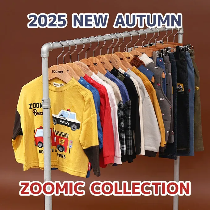 日本 ZOOLAND - 熊熊救援隊 消防車印花長袖上衣-芥黃