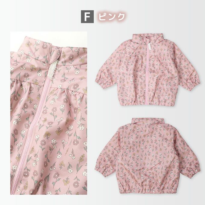 日本 ZOOLAND - 撥水加工 防風刷毛鋪棉外套-恐龍圖鑑-深灰x卡其