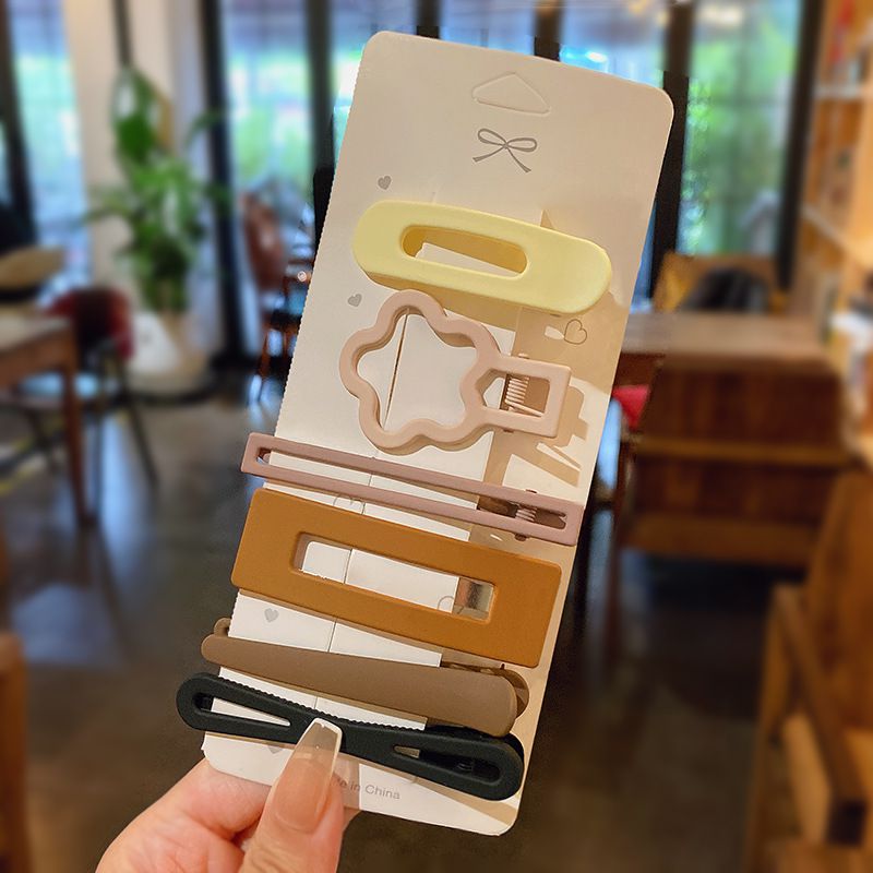 氣質唯美髮夾套組-消光小兔