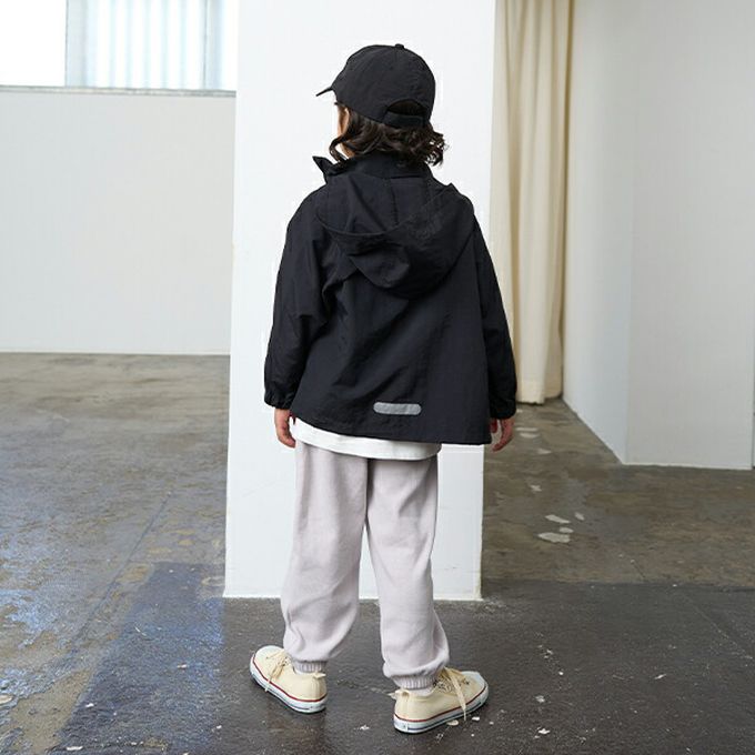 日本 b-ROOM - [品牌熱銷] 防潑水輕量派克風衣(帽可收)-紅