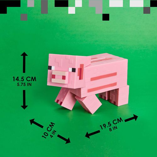 Minecraft麥塊 3D粉紅像素化 小豬存錢筒