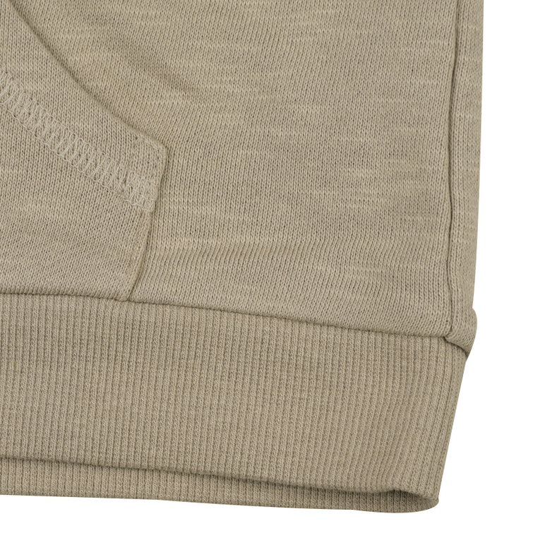 akachan honpo - 連帽外套 粗節紗-毛圈內裡-咖啡色