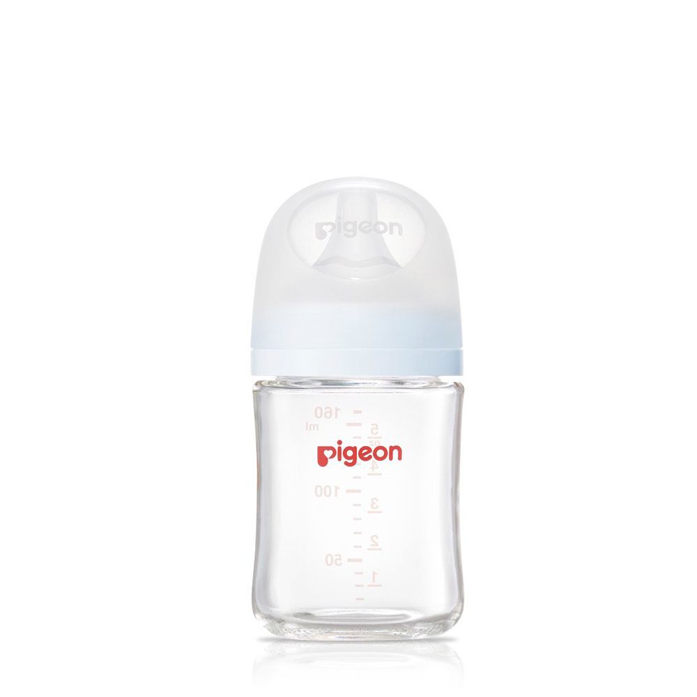 第三代母乳實感玻璃奶瓶160ml-天使藍