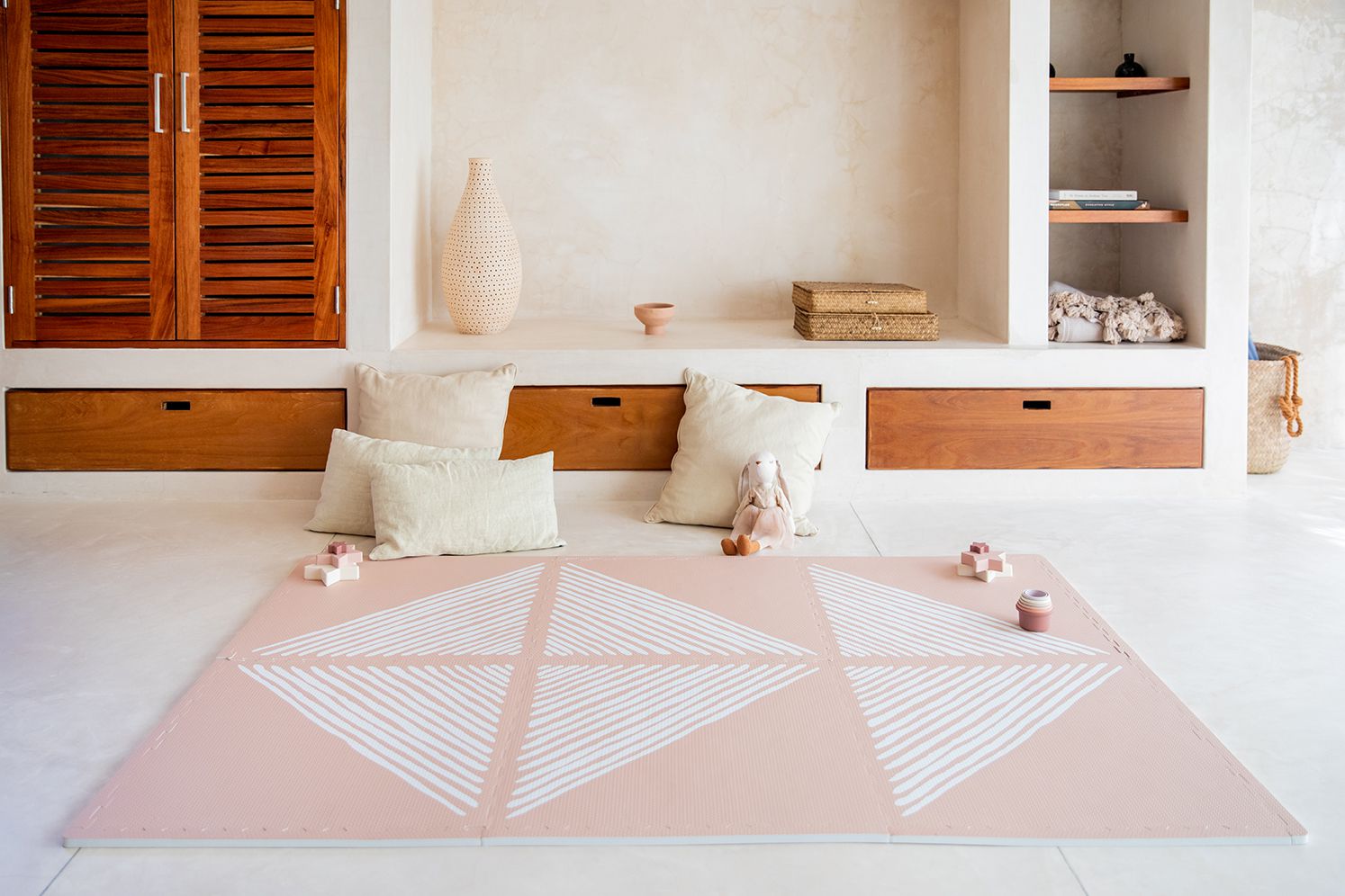 德國 toddlekind - 沙灘系列遊戲地墊-貝殼粉