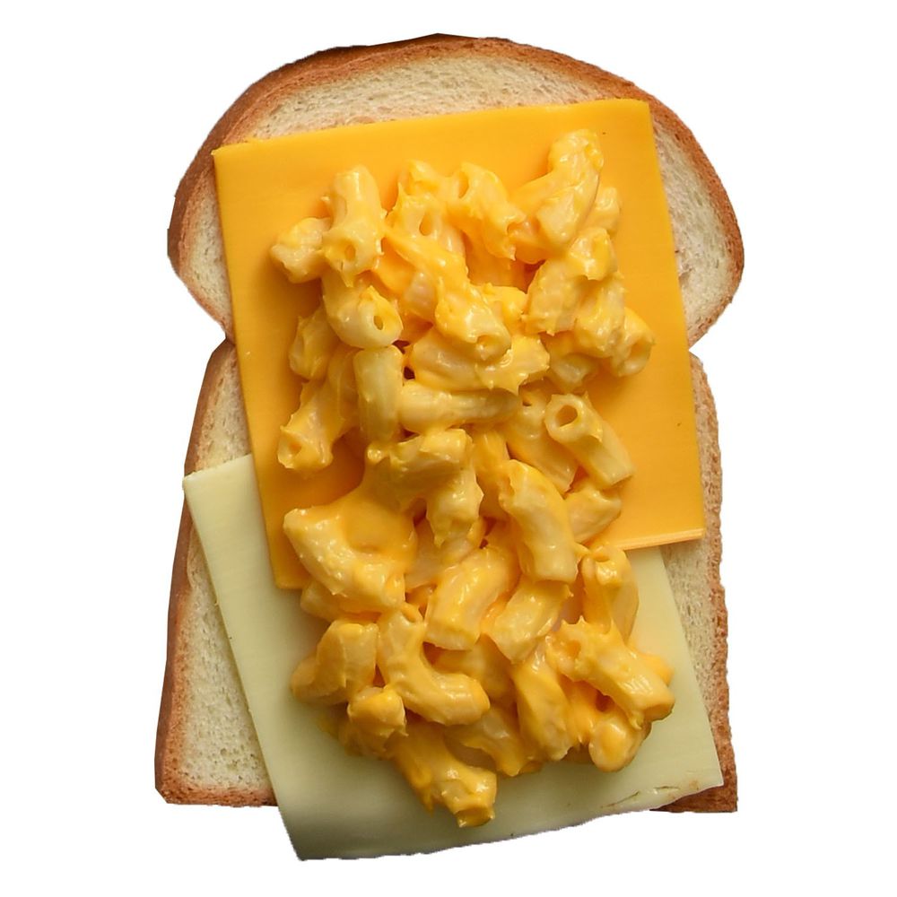 熱樂煎 - 爆漿乳酪三明治-通心麵