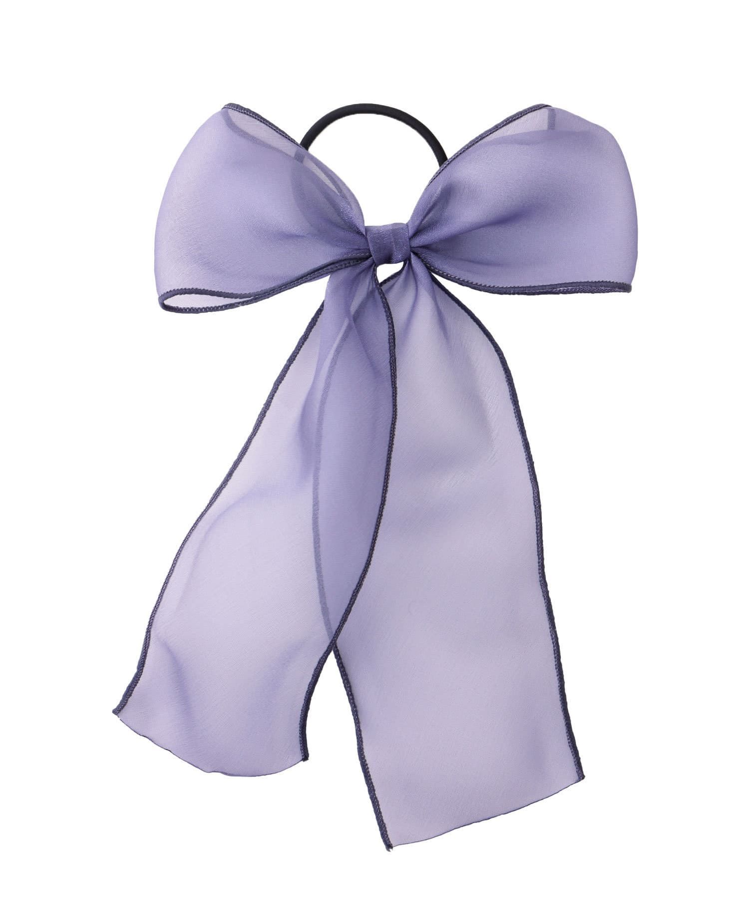 日本 Lattice - 歐風文藝感蝴蝶結髮圈-淺粉