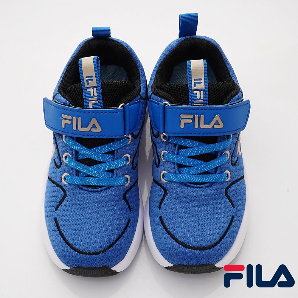 FILA - 輕量慢跑鞋款(中小童段)-運動鞋-藍