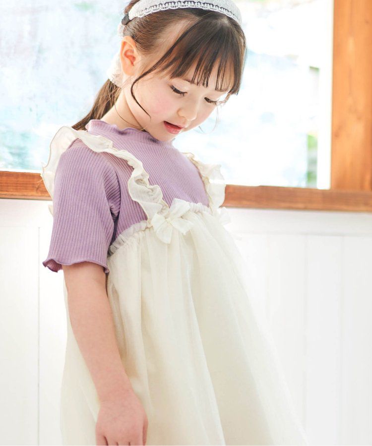 日本 apres les cours - 歐風夢幻澎澎紗裙洋裝-米杏x水藍