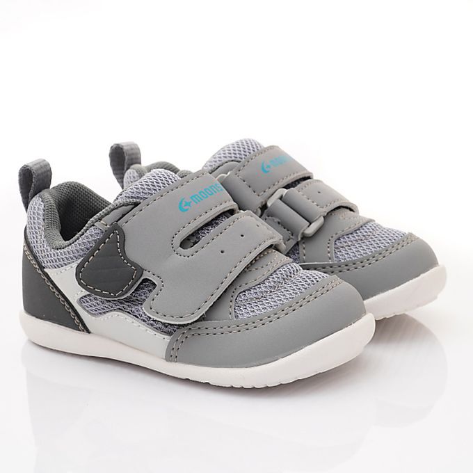 Moonstar日本月星 - 月星寶寶學步機能童鞋款-MSCNB3097灰(寶寶段)-機能運動鞋-灰
