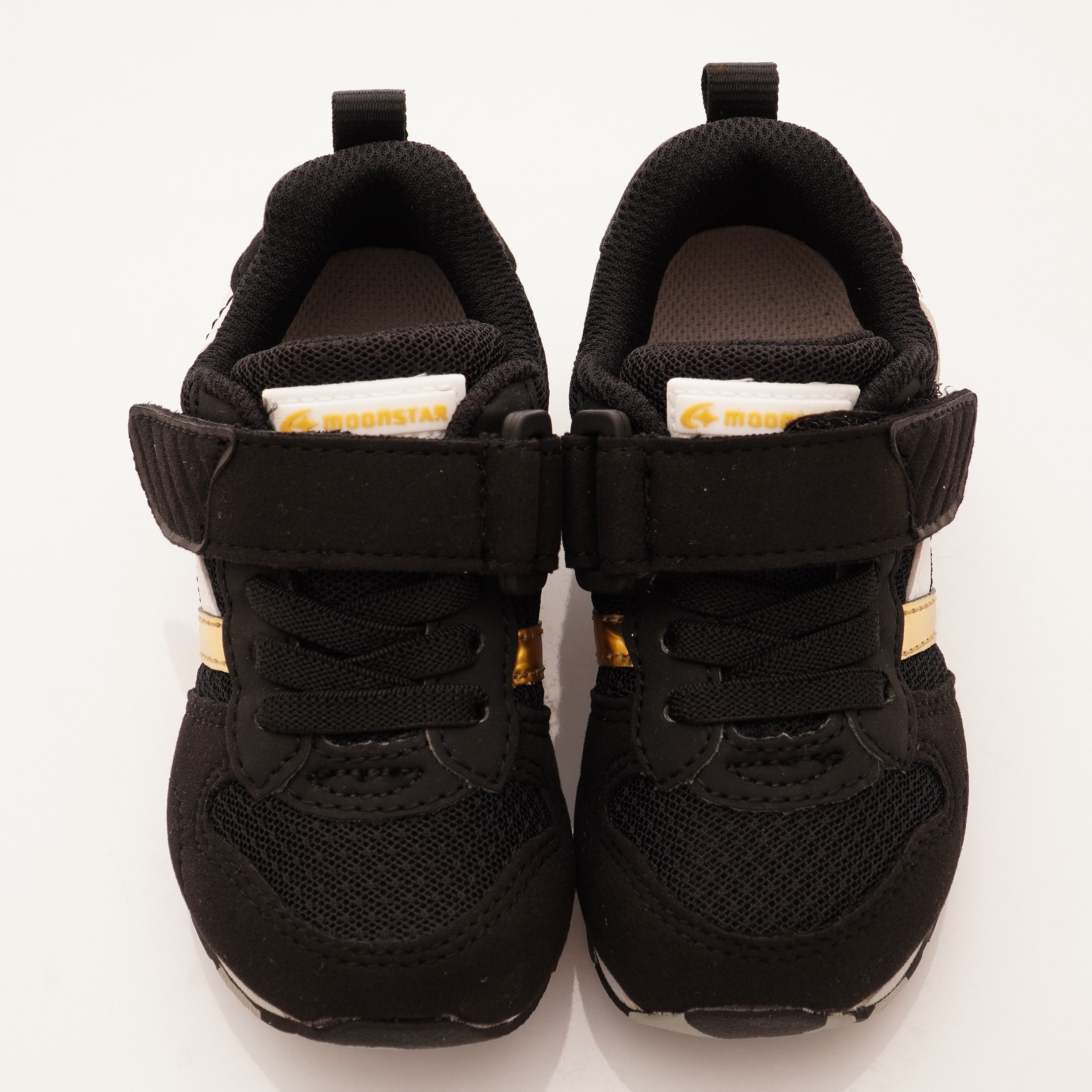 Moonstar日本月星 - 機能童鞋-HI系列2E經典款(中小童段)-黑