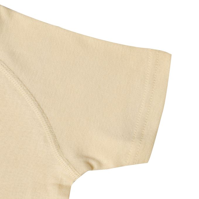 akachan honpo - ah短袖圓領上衣2件組-穿衣練習-奶油色