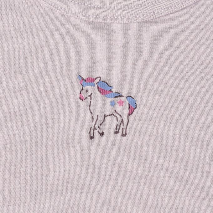 akachan honpo - ah短袖圓領上衣2件組-穿衣練習-紫色