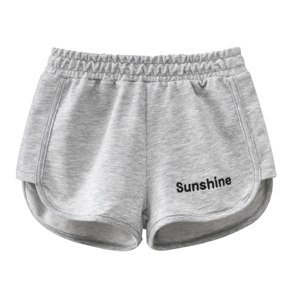 純棉短褲-sunshine-灰色