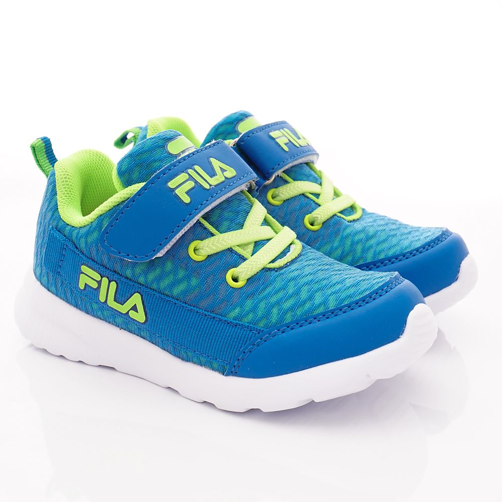 FILA - 運動鞋-輕量運動系列(中大童段)-藍綠