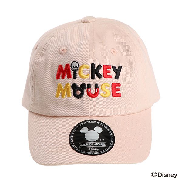 日本西松屋 - 聯名款 印花兒童帽/棒球帽-繽紛米奇-灰棕 (頭圍52cm)