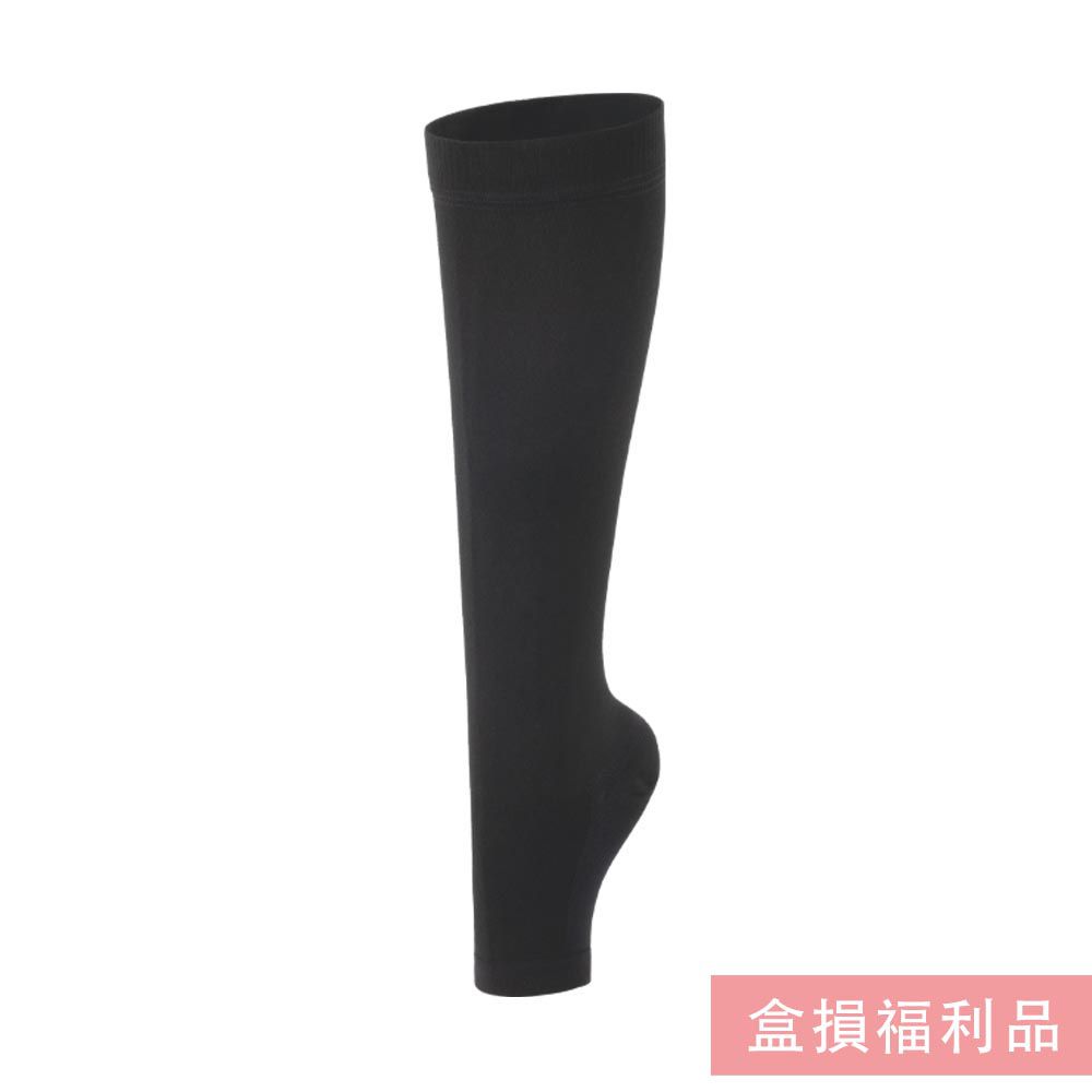 韓國 LOVLOY - (盒損福利品)(升級版)彈力加壓瘦腿/美腿襪套-腳踝款-黑