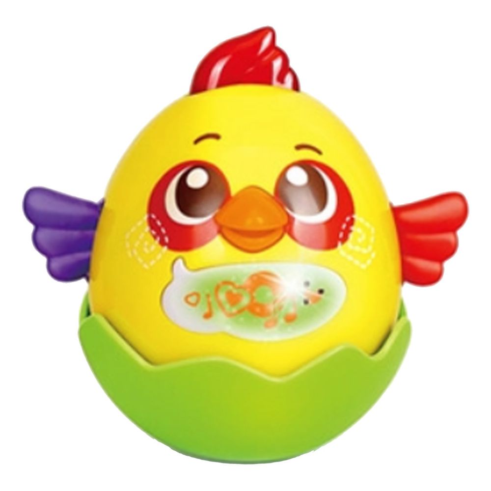 香港 HOLA - 幼兒聲光玩具-互動寶貝蛋-黃金蛋(黃)