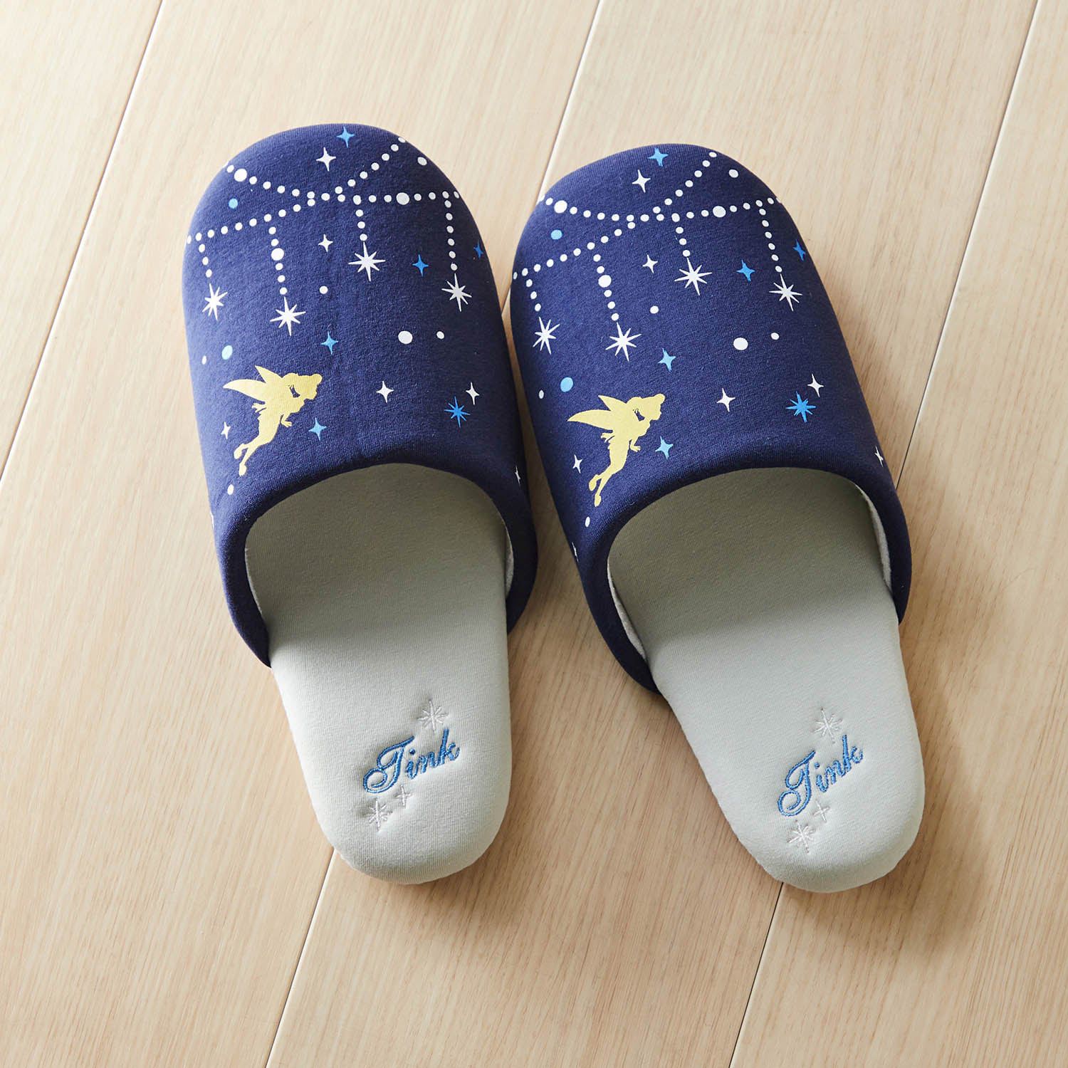 日本千趣會 - 迪士尼室內拖鞋-七矮人-卡其