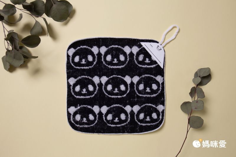 日本 Stream - 100%棉印花手帕/方巾/擦手巾-貓咪派對-淺藍 (25x25cm)