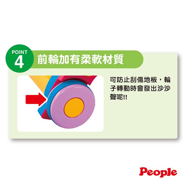 日本 People - 新折疊式簡易學步車